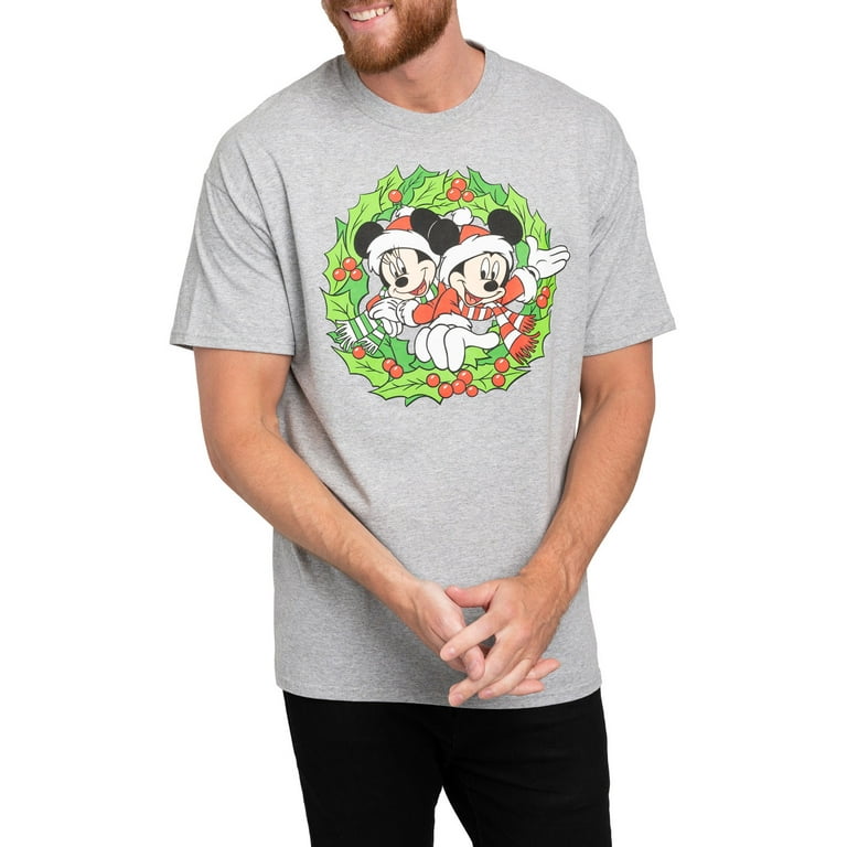 Disney Santa Mickey and Minnie Mouse Holiday T-Shirt